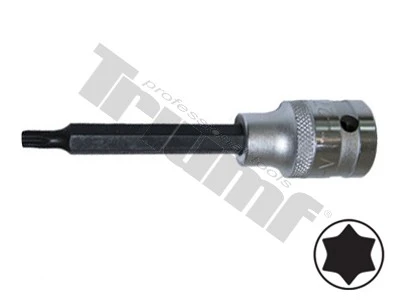 Nástavec Torx v 1/2" hlavici, nevŕtaný, L - 100 mm T55
