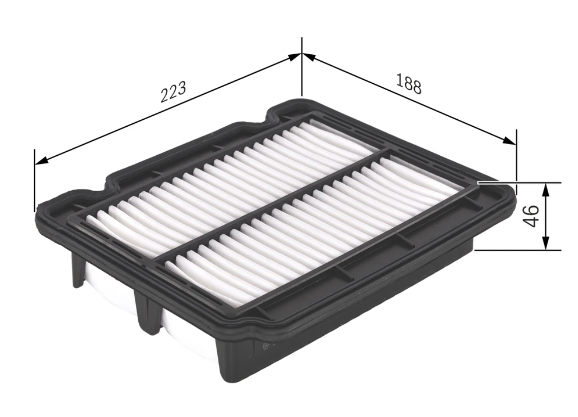 Vzduchový filter BOSCH F 026 400 043