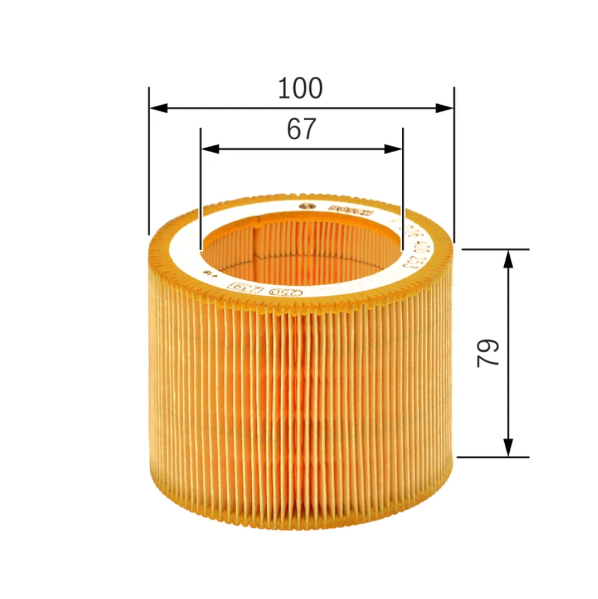 Vzduchový filter BOSCH F 026 400 253