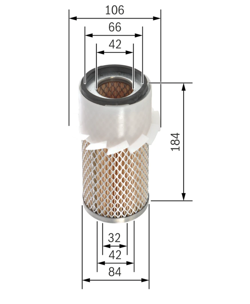 Vzduchový filter BOSCH F 026 400 337