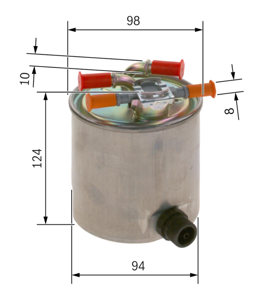Palivový filter BOSCH F 026 402 742
