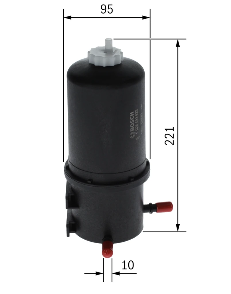 Palivový filter BOSCH F 026 402 828