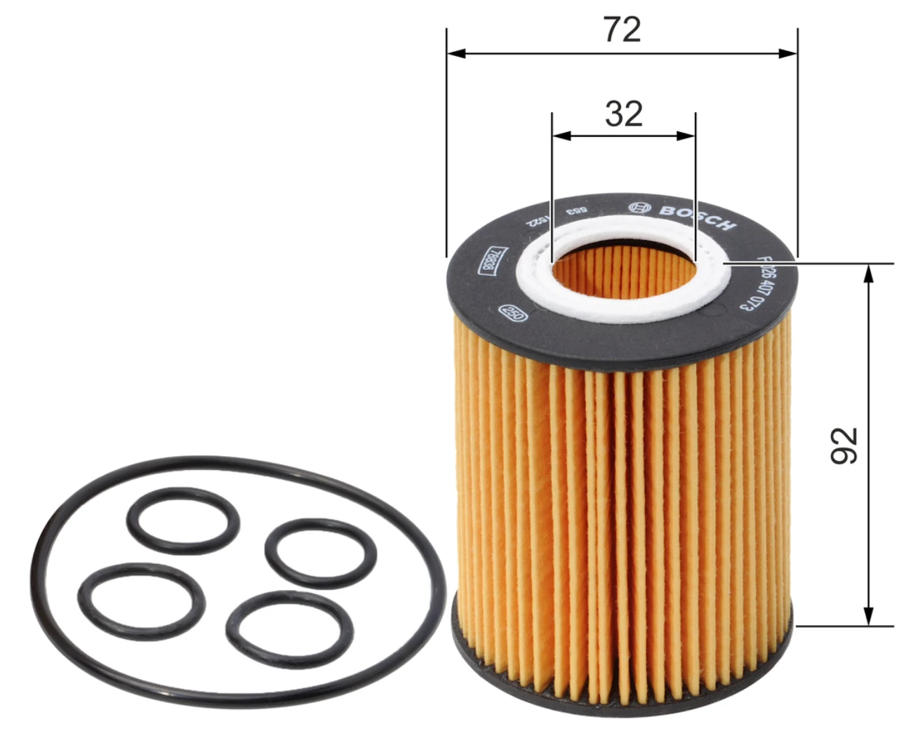 Olejový filter BOSCH F 026 407 073