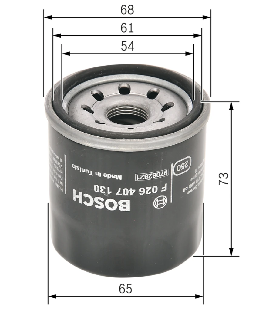 Olejový filter BOSCH F 026 407 130
