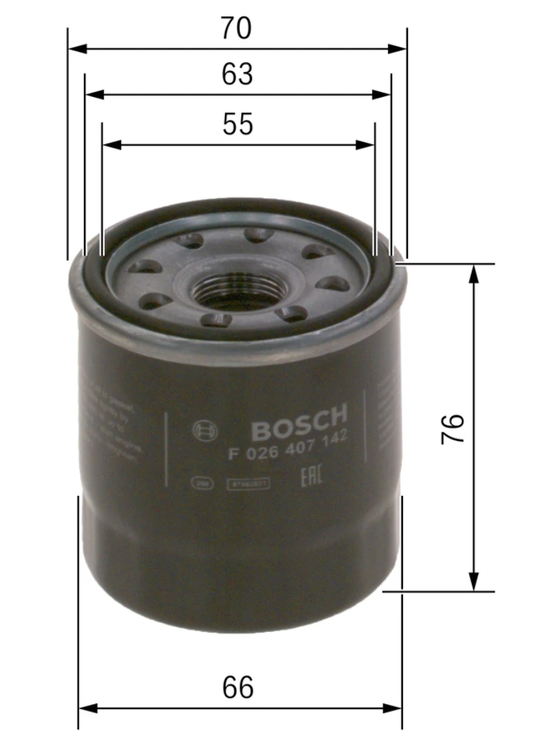 Olejový filter BOSCH F 026 407 142