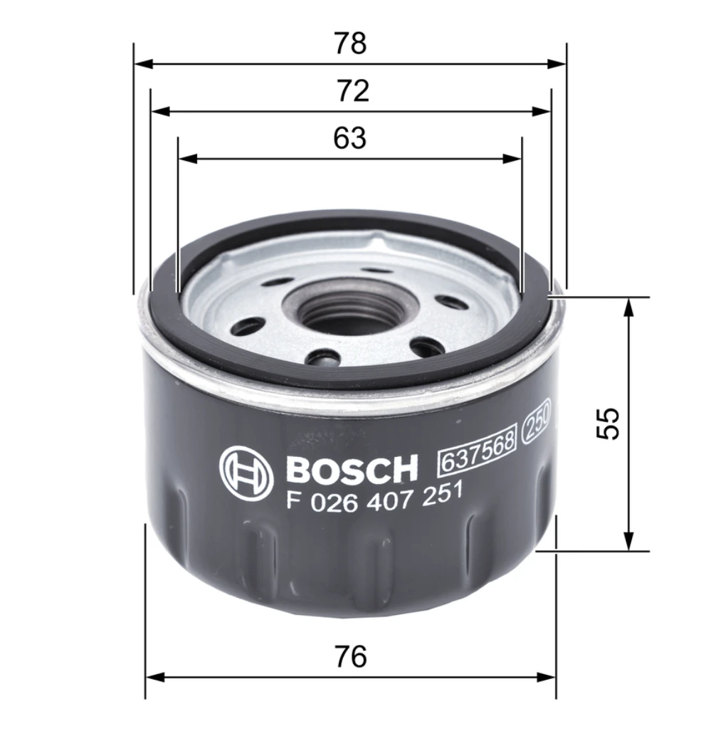 Olejový filter BOSCH F 026 407 251