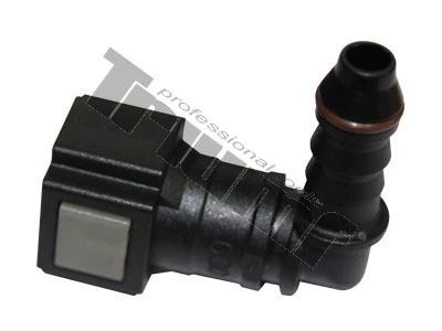 PVC spojka zahnutá 90° -  A4 - samica Ø 6.30mm - samec Ø 6mm, zo sady 39173