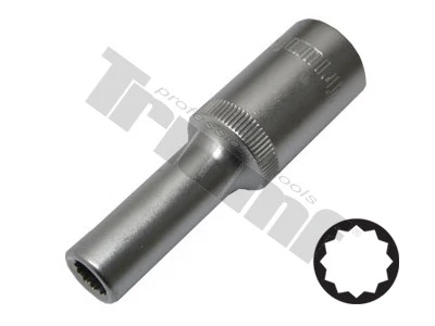 Hlavica 1/2" profil 12-hran predĺžená 14 mm