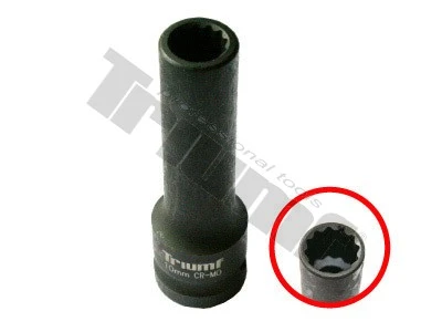 Hlavica kovaná 12 - hranná 1/2" vstup, predĺžená 27 mm