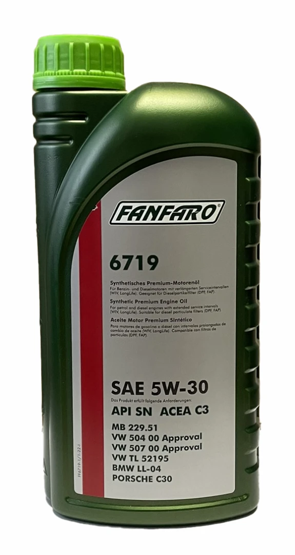 FANFARO 6719 5W-30 (plast) - 1l