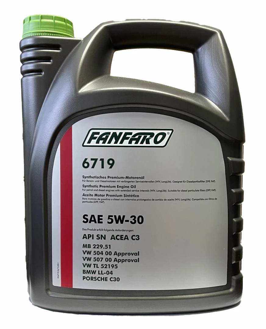FANFARO 6719 5W-30 (plast) - 5l