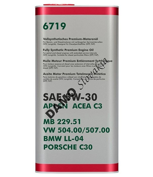 FANFARO 6719 5W-30 (plech) - 5l