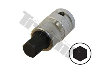 Nástavec Inbus v 1/2" hlavici, L -55 mm 13 mm