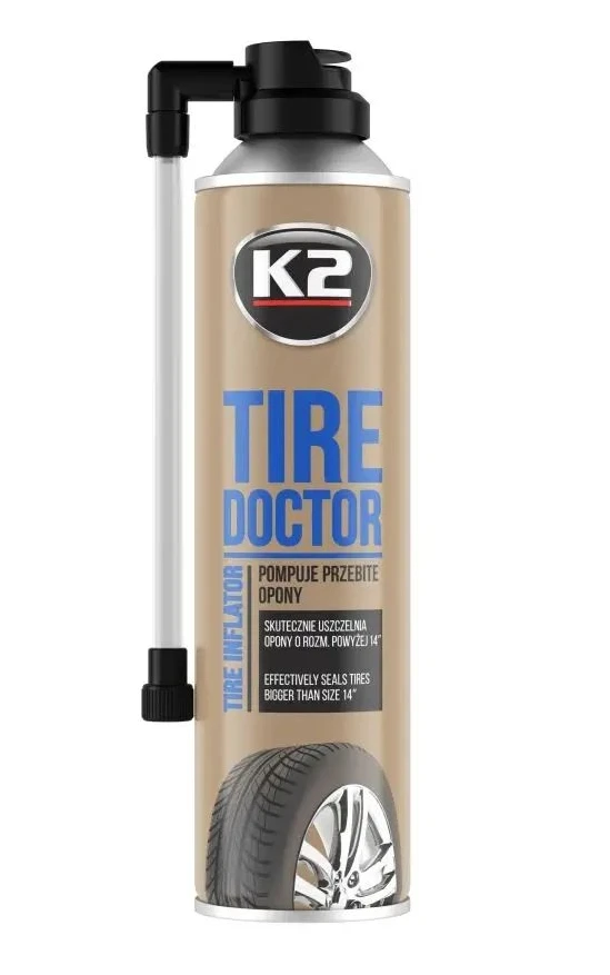 K2 TIRE DOKTOR Odstraňovač defektov - 535ml