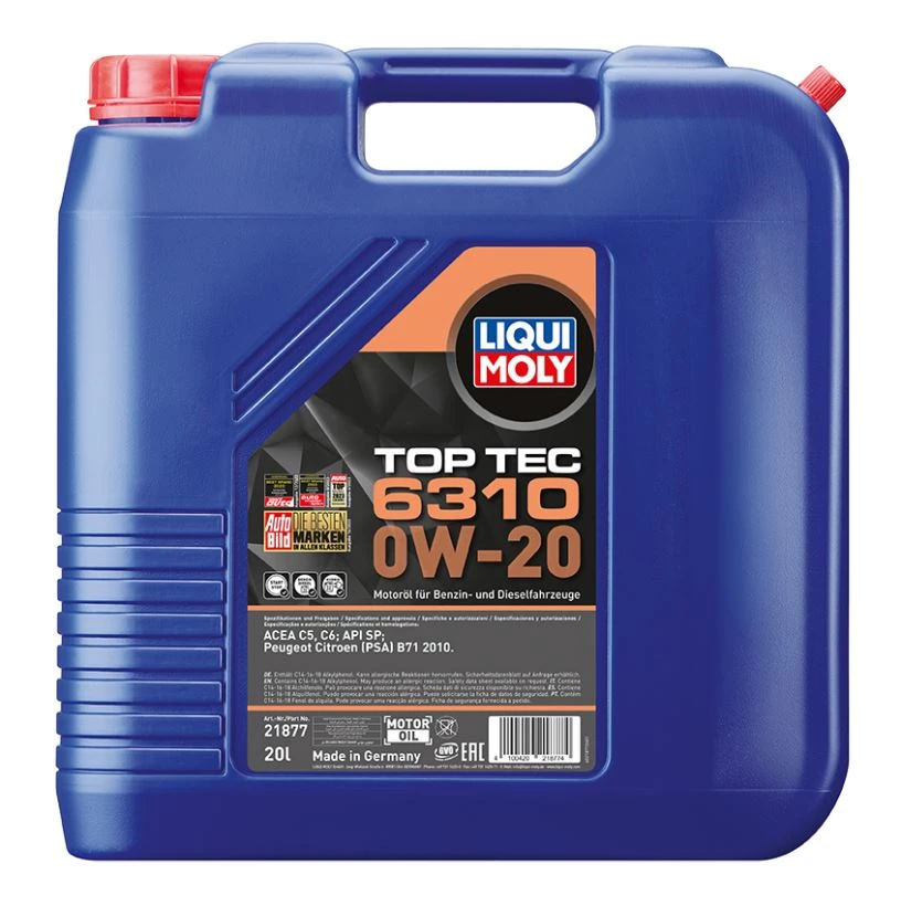 LIQUI MOLY TOP TEC 6310 0W-20 - 20l
