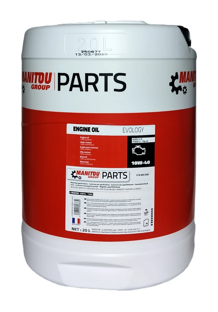MANITOU ENGINE OIL EVOLOGY 10W-40 - 20l