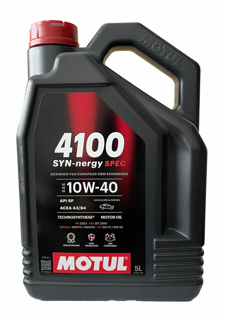 MOTUL 4100 SYN-nergy SPEC 10W-40 - 5l