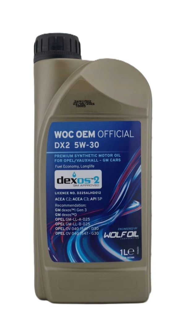OPEL GM DEXOS 2 5W-30 - 1l