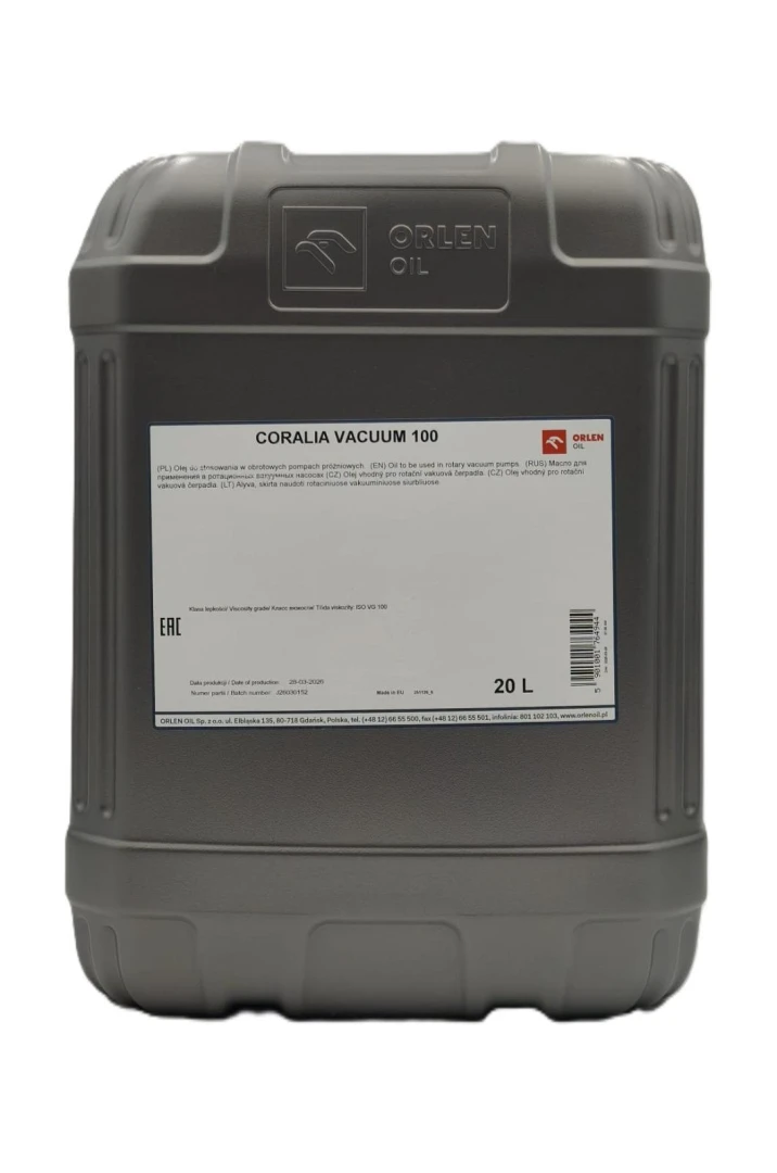 ORLEN CORALIA VACUUM 100 - 20l