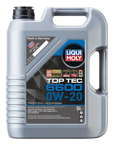 LIQUI MOLY TOP TEC 6600 0W-20 - 5l