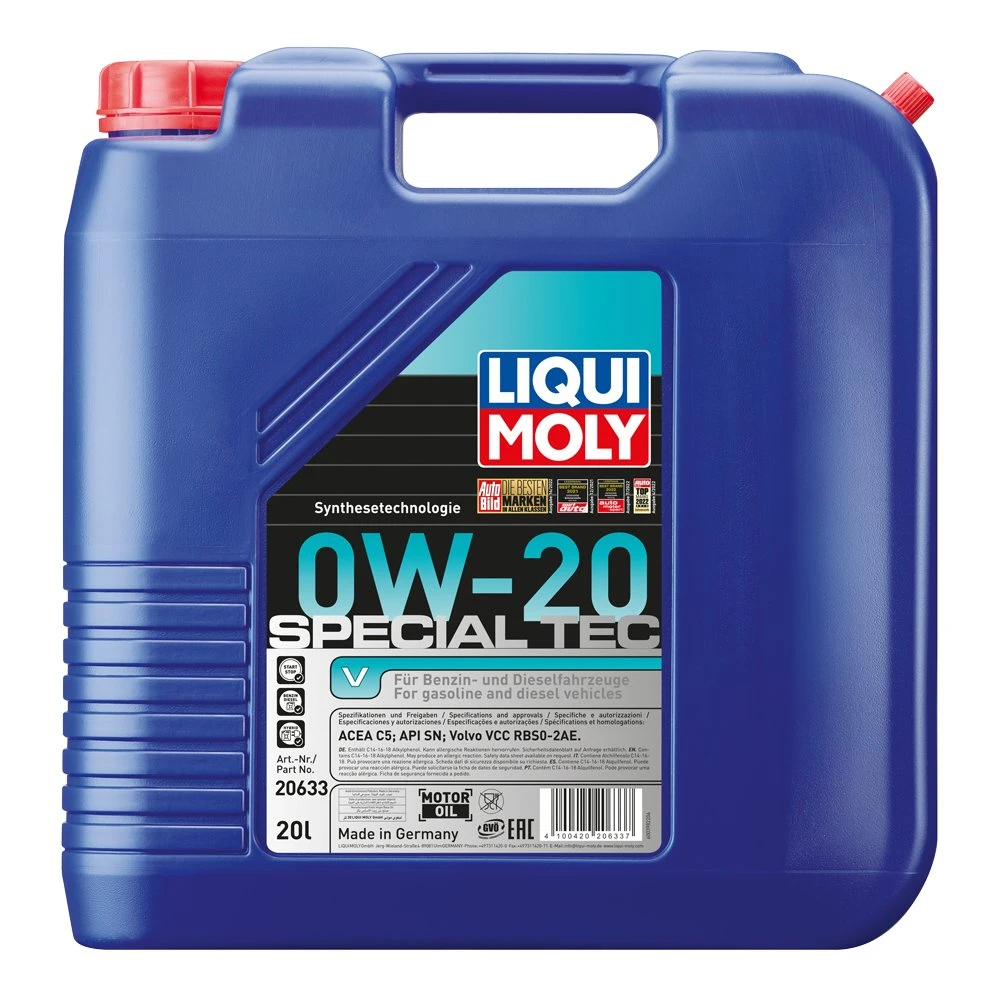 LIQUI MOLY SPECIAL TEC V 0W-20 - 20l