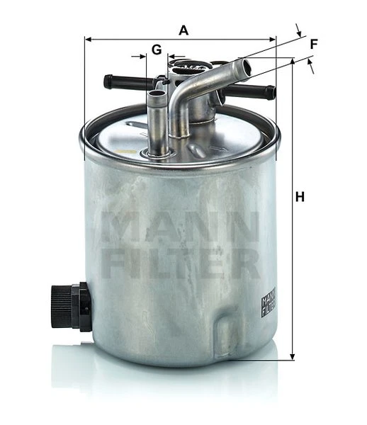 Palivový filter MANN FILTER WK 9067