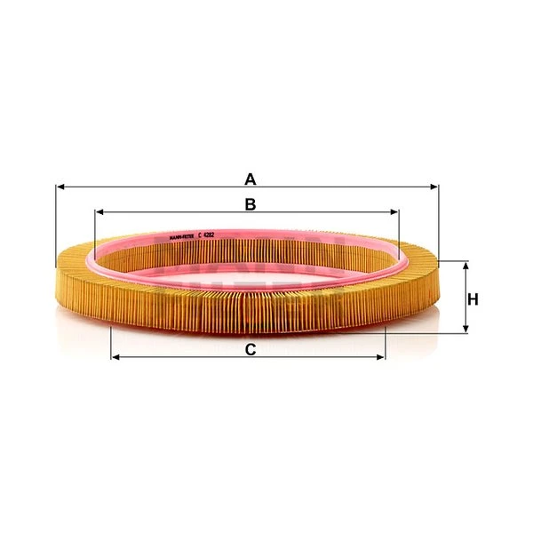 Vzduchový filter MANN FILTER C 4282
