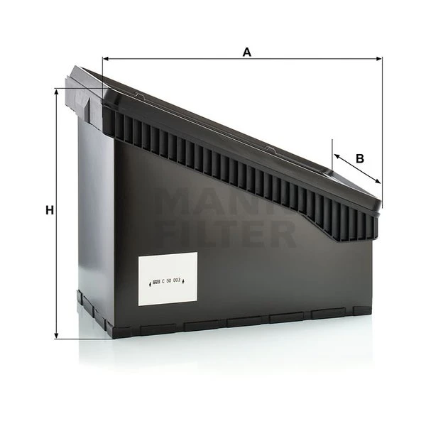Vzduchový filter MANN FILTER C 50 003