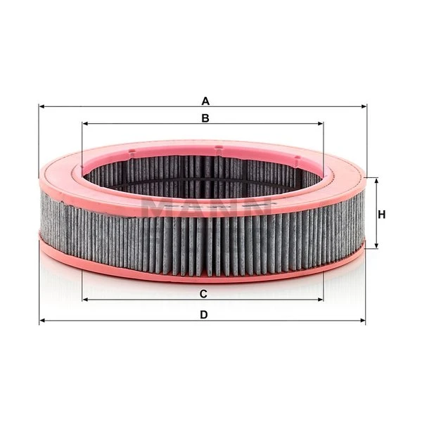 Kabínový filter MANN FILTER CUK 33 128