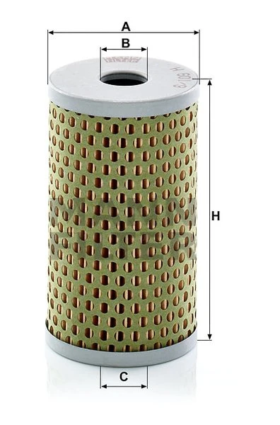 Olejový filter MANN FILTER H 601/9