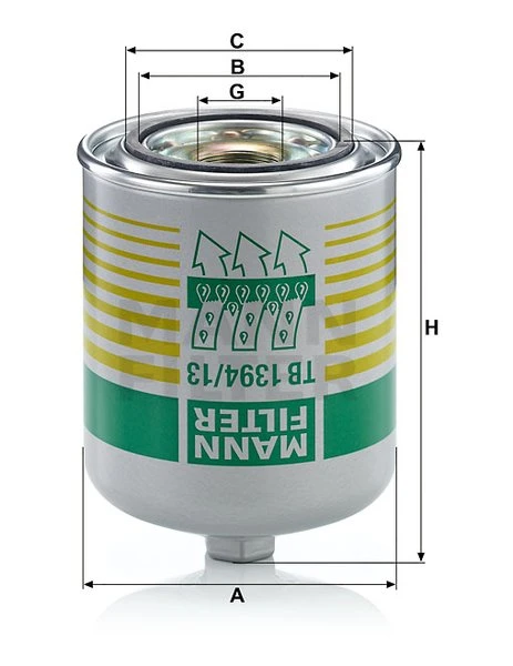 Vysúšač vzduchu MANN FILTER TB 1394/13 x