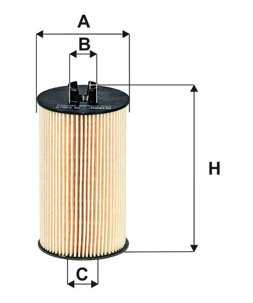 Olejový filter FILTRON OE 648/6