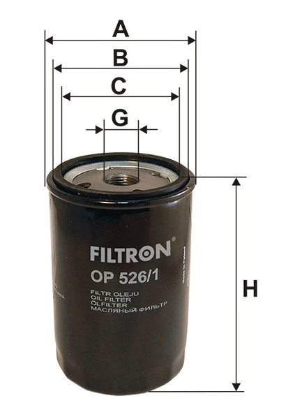 Olejový filter FILTRON OP 526/1