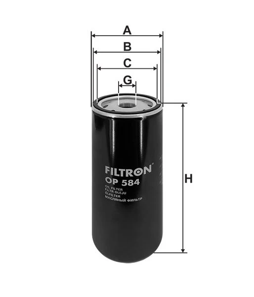 Olejový filter FILTRON OP 584