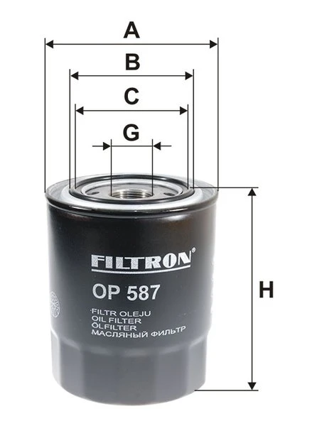 Olejový filter FILTRON OP 587
