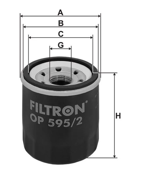 Olejový filter FILTRON OP 595/2