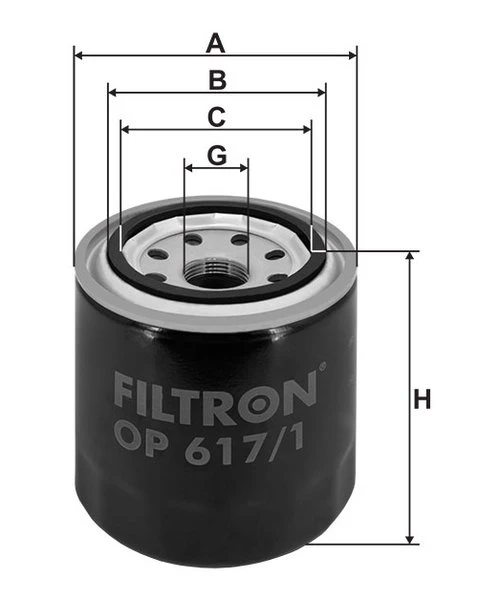Olejový filter FILTRON OP 617/1
