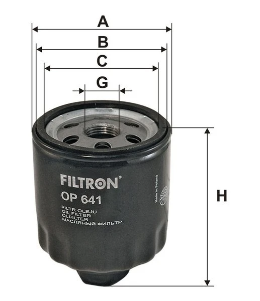 Olejový filter FILTRON OP 641