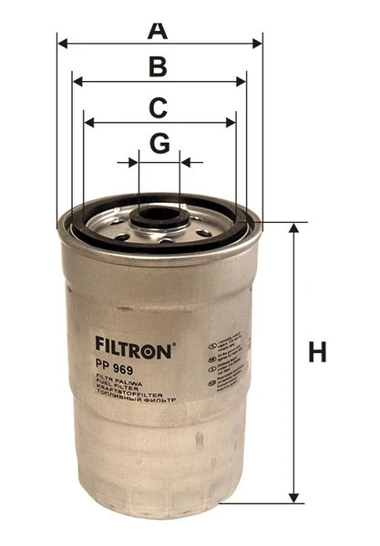 Palivový filter FILTRON PP 969