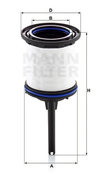 Palivový filter MANN FILTER PU 7008 z KIT