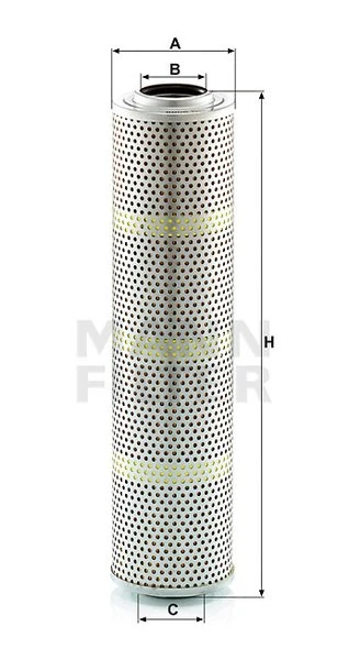 Filter hydrauliky MANN FILTER HD 9008 x