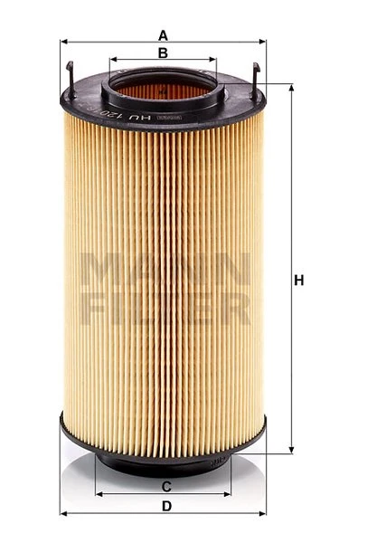 Olejový filter MANN FILTER HU 12 016 z