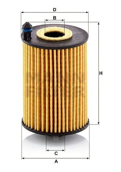 Olejový filter MANN FILTER HU 7046 z