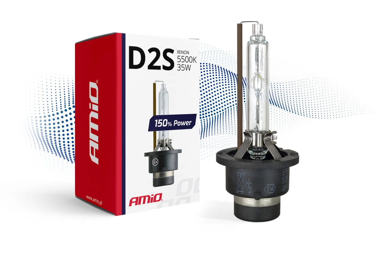 AMIO xenónová výbojka D2S 150% POWER 5500K