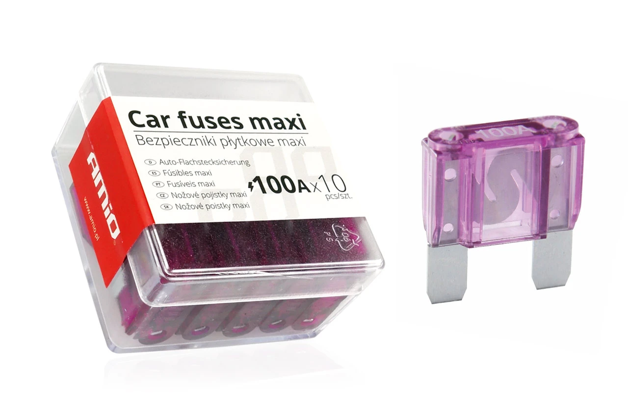 AMIO autopoistky MAXI 100A - 10ks