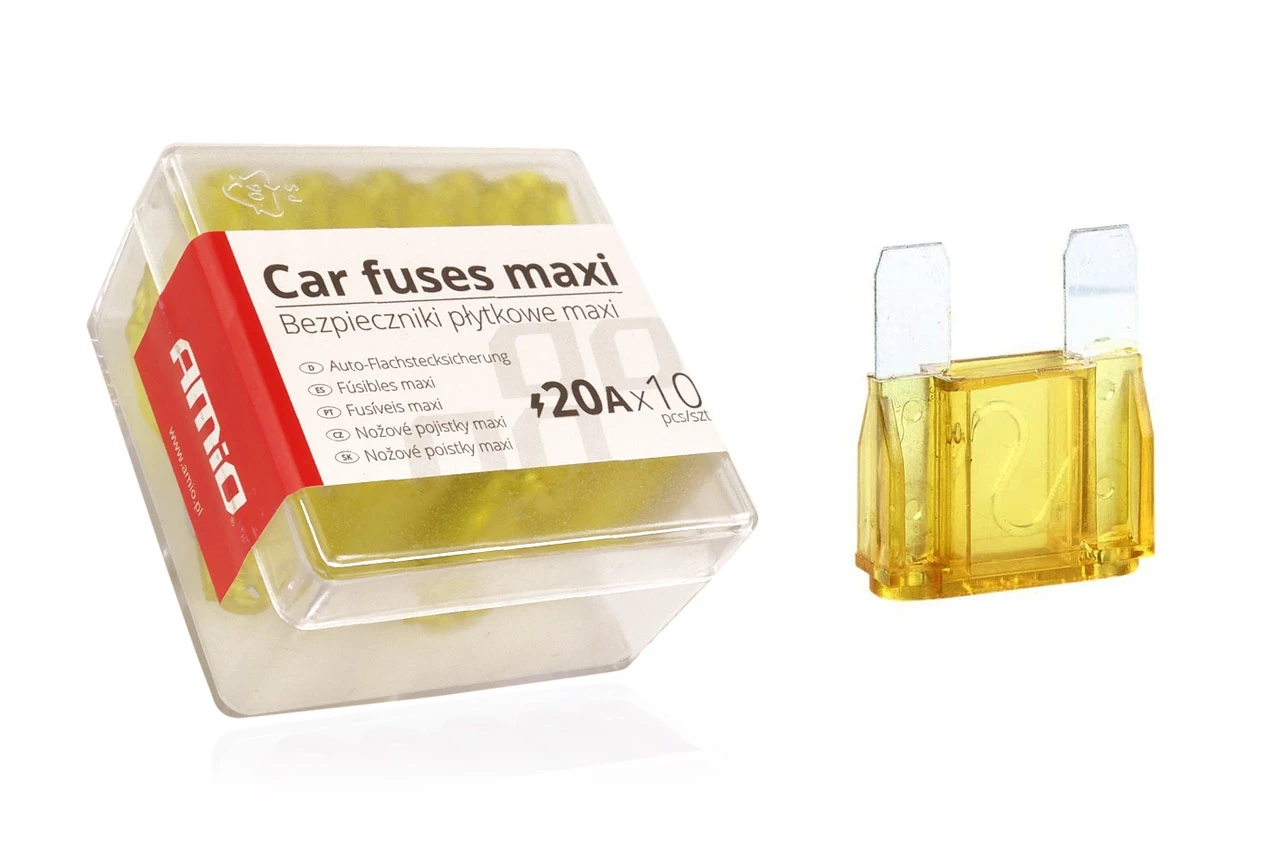 AMIO autopoistky MAXI 20A - 10ks