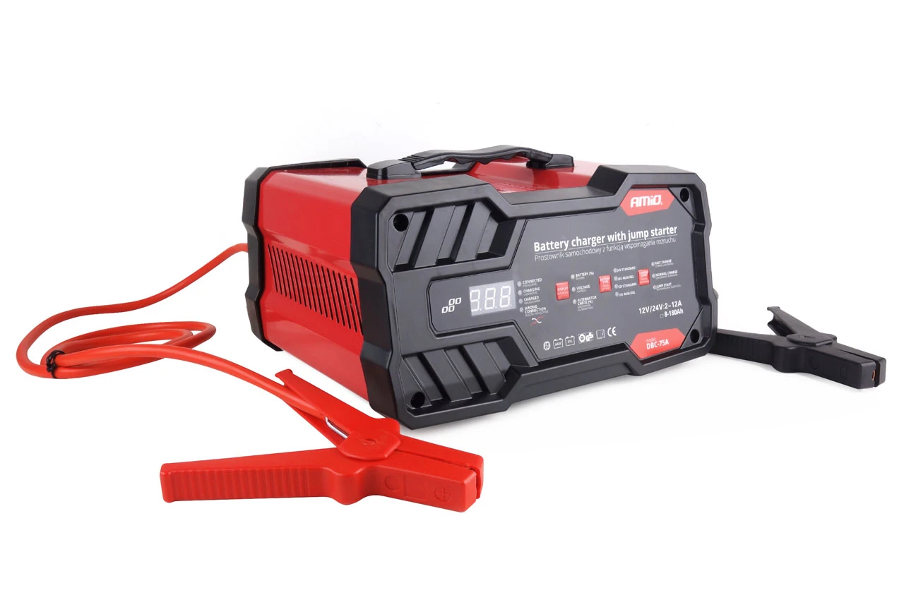 AMIO Nabíjačka so štartovacou funkciou 12V/24V DBC-75A