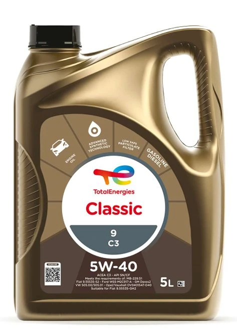 TOTAL CLASSIC 9 C3 5W-40 - 5l