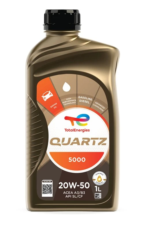 TOTAL QUARTZ 5000 20W-50 - 1l
