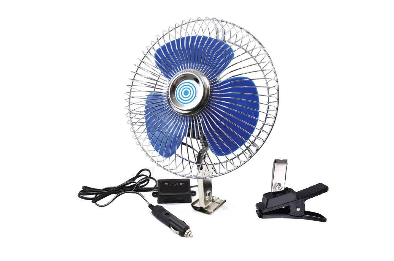 AMIO ventilátor do auta kovový 12V